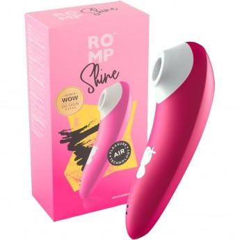 Бесконтактный клиторальный стимулятор WOMANIZER ROMP SHINE розовый Бесконтактный клиторальный стимулятор WOMANIZER ROMP SHINE розовый