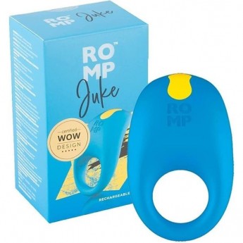 Виброкольцо WOMANIZER Romp Juke синее Виброкольцо WOMANIZER Romp Juke синее